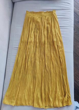 Юбка макси плиссированная zara