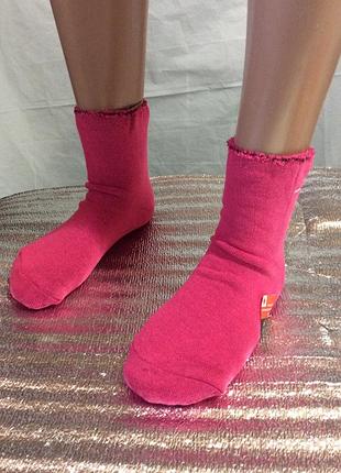 Носки медицинские махровые женские без резинки с заворотом в ассортименте высокие р.23-25