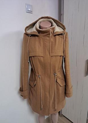 Пальто еврозима 42% шерсть