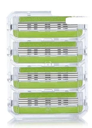 Картриджи для бритья may body bamboo  4 шт