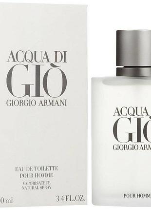 Парфуми вода для чоловіків giorgio armani acqua di gio 100ml