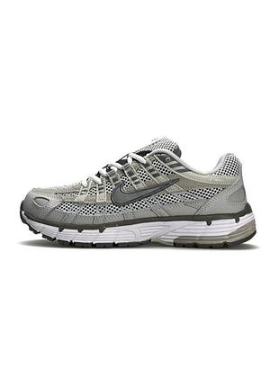 Модные кроссовки nike p-6000 grey кроссовки серая найк р 6000 серая с бежками