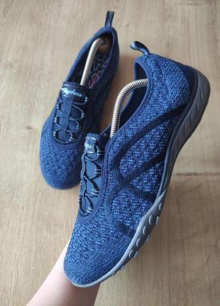 Стильные фирменные женские кроссовки skechers, сша, р. 38