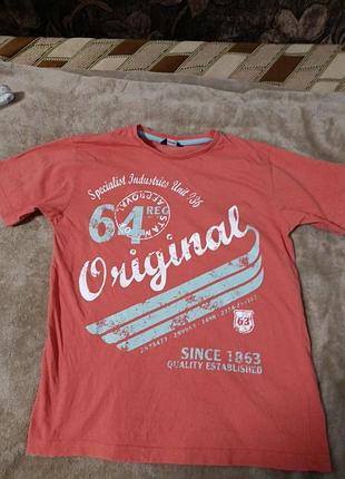 Футболка  9-10років, довжина 54, груди 84, плечі 38см