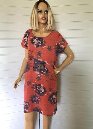 Хлопковое платье с карманами