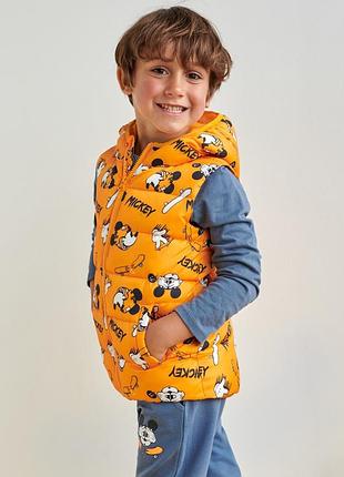 Безрукавка,жилетка, безрукавка с мики маусом