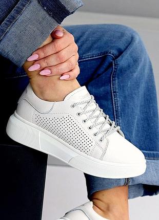 Кеды кроссовки перфорация