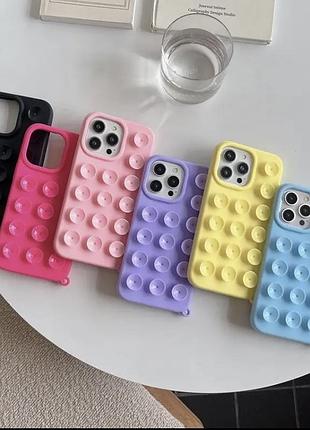 Чехол -присоска черный iphone 16, розовый 16 pro