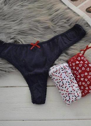 Стринги хлопок поштучно primark