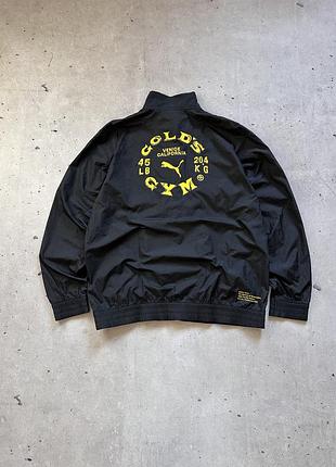 Puma gold’s gym windbreaker olympic спортивна кофта олімпійка