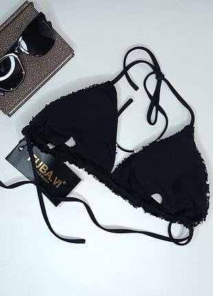 Элегантный верх от купальника fuba с пайетками2 фото