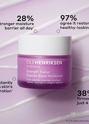 Зволожуючий крем-бустер з пептидами olehenriksen strength trainer peptide boost moisturizer 50  мл