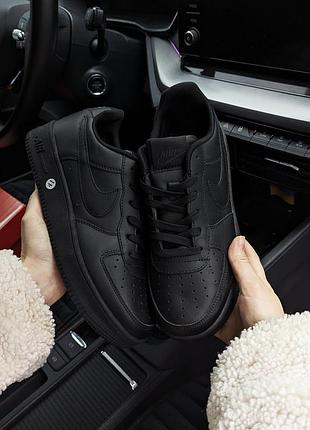 Кроссовки book nike air force 1 черные (36 - 41)