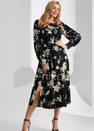 Шикарна ошатна сукня 44-52 р.🥀⛳🈯