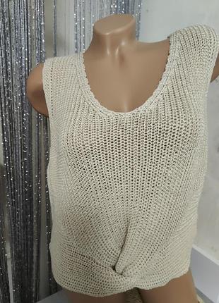 Безрукавка жилетка джемпер, zebra m