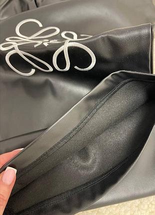 Брюки runway loewe брюки эко кожаные матовые микро флис4 фото