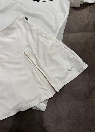 Юбка - шорты nike Hell WMNS Air Force 1 Low White Desert Berry 28.5cm спортивные шорты юбка белые фитнес зал лето весна белая мода тренд
