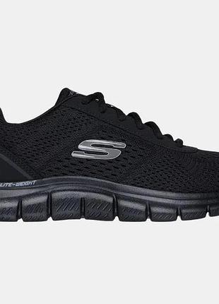 Кроссовки мужские оригинальные скечерс (skechers track-leshur) 232758/bbk черные