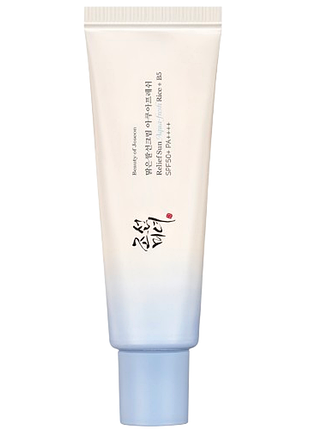 Легкий солнцезащитный крем с рисовой водой beauty of joseon relief sun aqua-fresh: rice + b5 spf50+