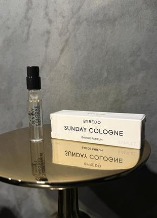 Byredo sunday cologne 2ml пробник оригінал