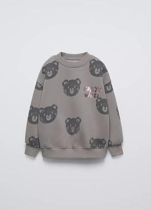 Новый свитшот zara, размер 4 года (104см)