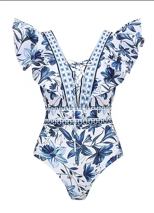 Винтажный купальник flaxmaker с принтом 🩱