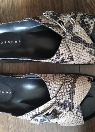 Шлепанцы босоножки сандалии topshop