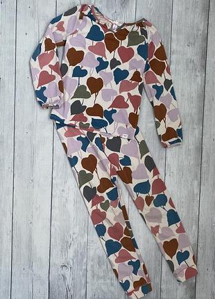 Хлопковая пижама white stuff на девочку 7-9 лет(122-128 см)