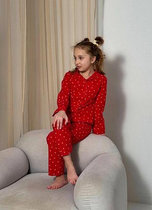 Детская байковая пижама