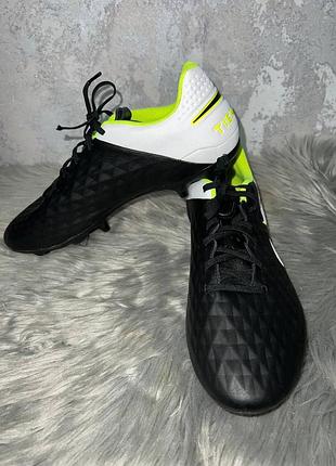 Копички кожаные nike timempo 100%оригинал