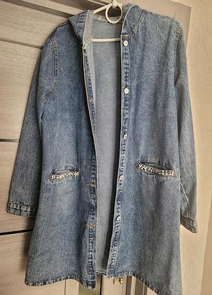 Джинсовый кардиган