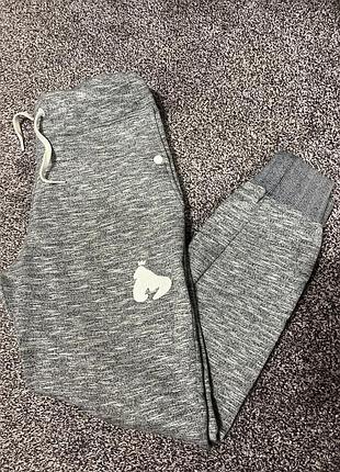 Money gorilla серые трикотажные брюки