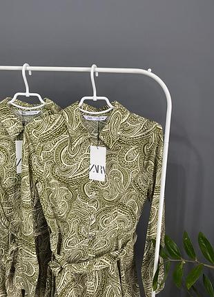 Сукня zara з принтом