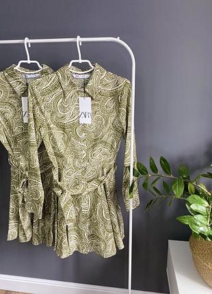 Сукня zara з принтом 2