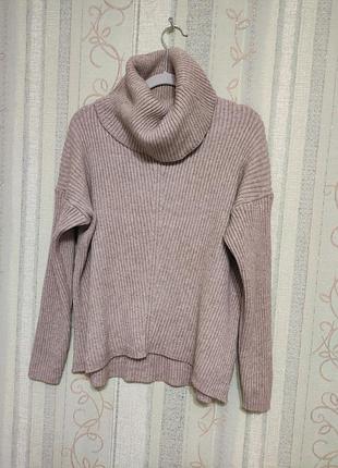 Жіночий светр світер-гольф з високим комірцем р.50/l