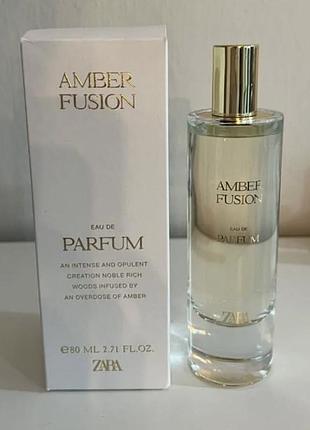 Парфумована вода zara amber fusion 80 мл