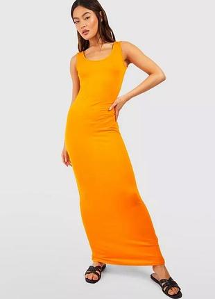 Яркое платье макси