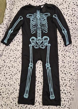 Комбинезон скелет