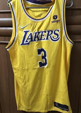 Баскетбольная майка los angeles lakers anthony davis джерси #3