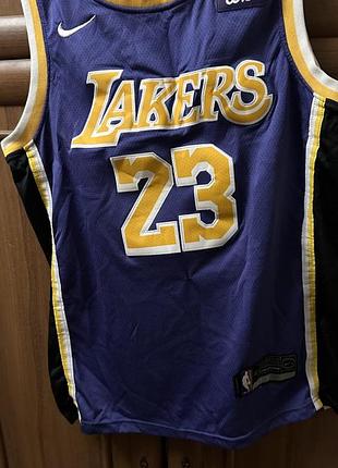 Баскетбольная майка los angeles lakers lebron james джерси #23