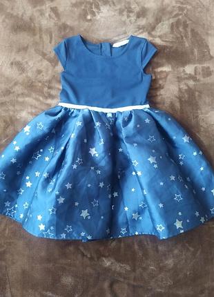Нежное платье h&amp;m на принцессу 2-4 года