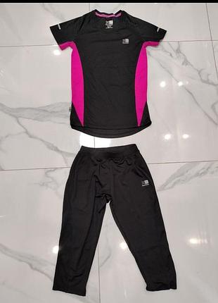 Костюм спортивный с бриджами. размер s/xs