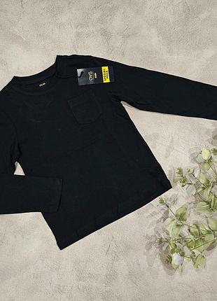 Реглан на хлопчика темно-синій з кишенєю