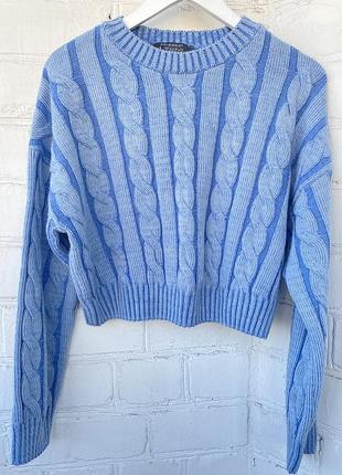 Новый! очень классный легкий сокращенный свитер