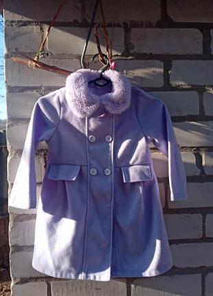 Пальто для леди лавандовое