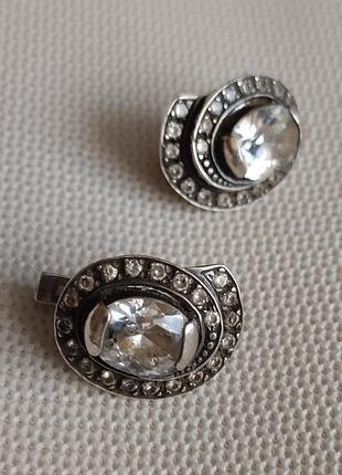 Серьги серебряные