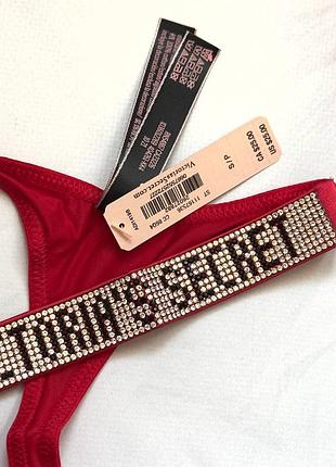 Трусики со стразами victoria’s secret very sexy только оригинал4 фото