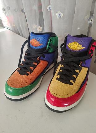 Кроссовки NIKE AIR JORDAN XXXV SP-TP PF CENTER OF THE EARTH GLACIER GREY LASER CRIMSON-BLACK, оригинал