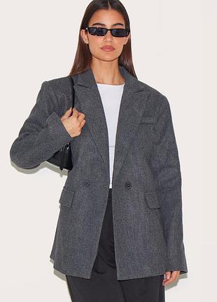 Пиджак шерстяной жакет