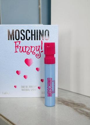 Оригинальный пробник парфюм туалетная вода moschino funny
